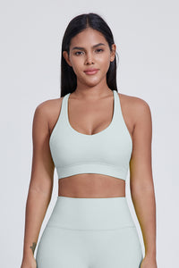Women'S Yoga Cross Line Sports Bra Tank Top