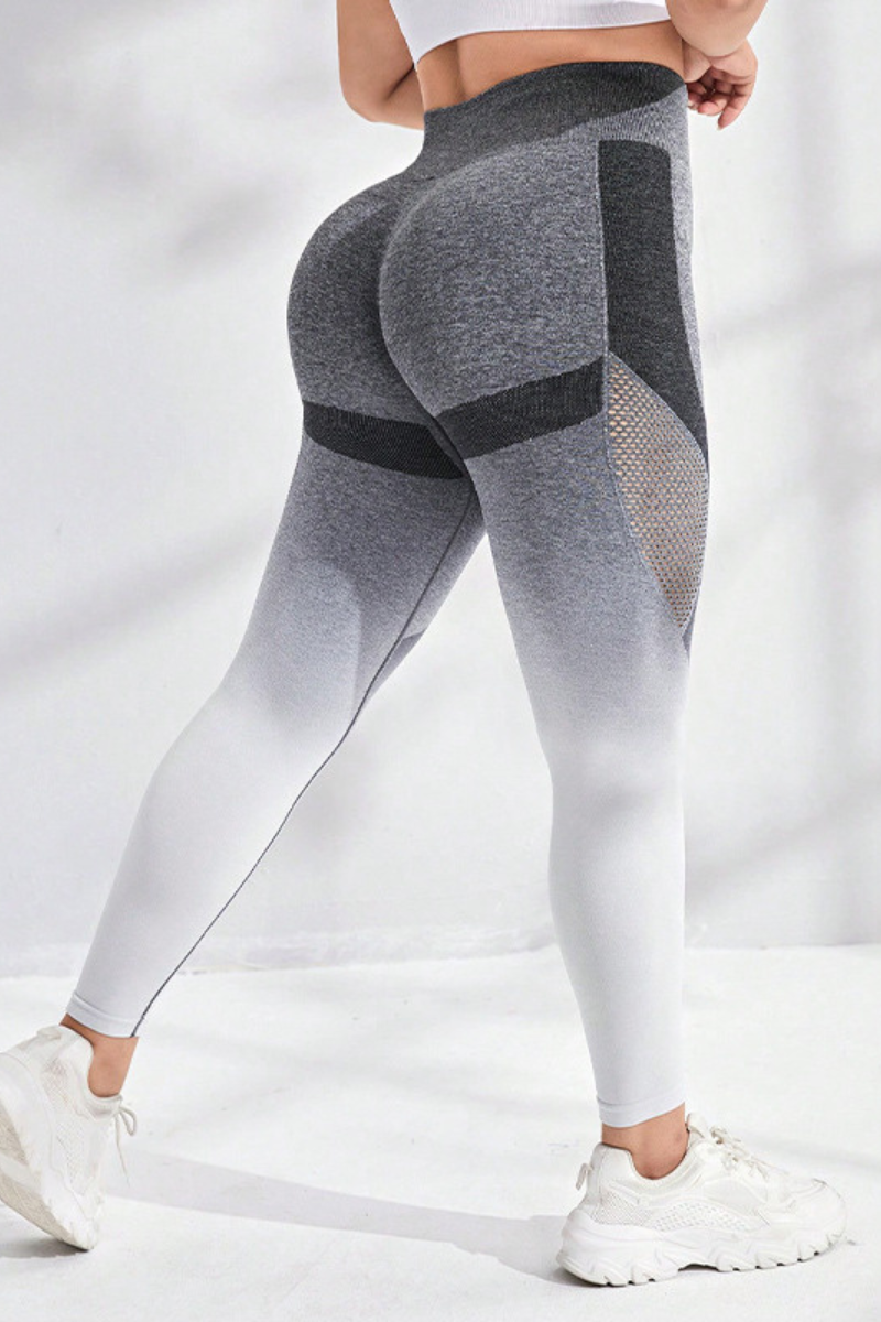 Large-sized peach-shaped rear yoga long pants