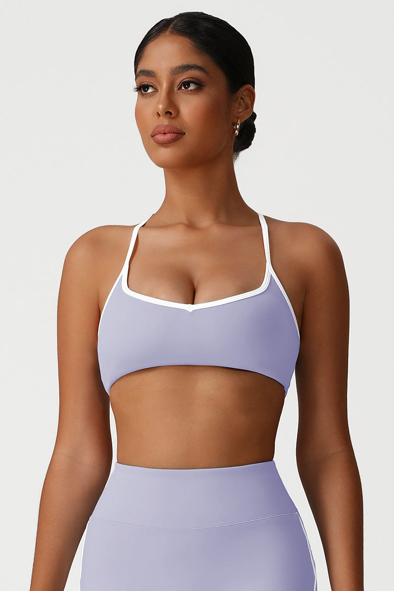 Women Cross-Back Supportive High-Impact Naked-Feel Sports Bra