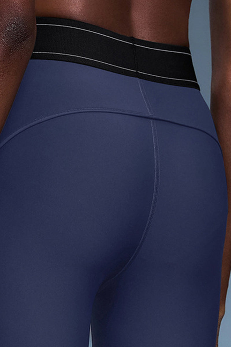 Women Color Block High-Waisted Sculpting Yoga Leggings