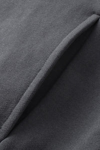 Men/Women Loop-Knit Stand Collar Zip-Up Hoodie