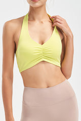 Women'S Halter Hollow Yoga Bra