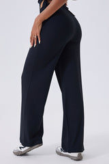 Women High-Waist Relaxed-Fit Drawstring Yoga Lounge Pants