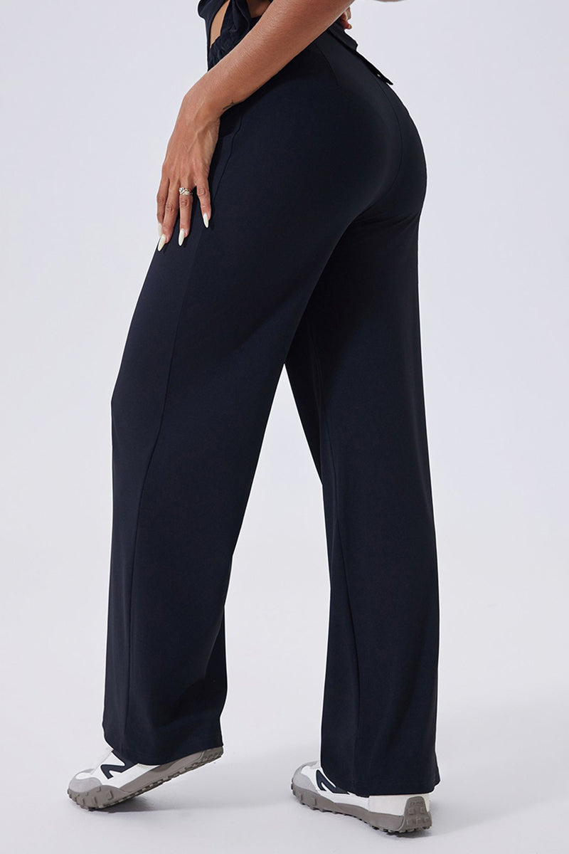 Women High-Waist Relaxed-Fit Drawstring Yoga Lounge Pants