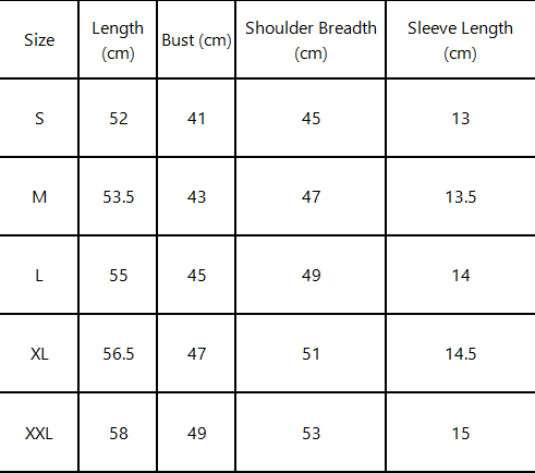 Short Length Women's Casual T-Shirt