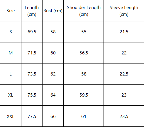 Solid color short sleeves