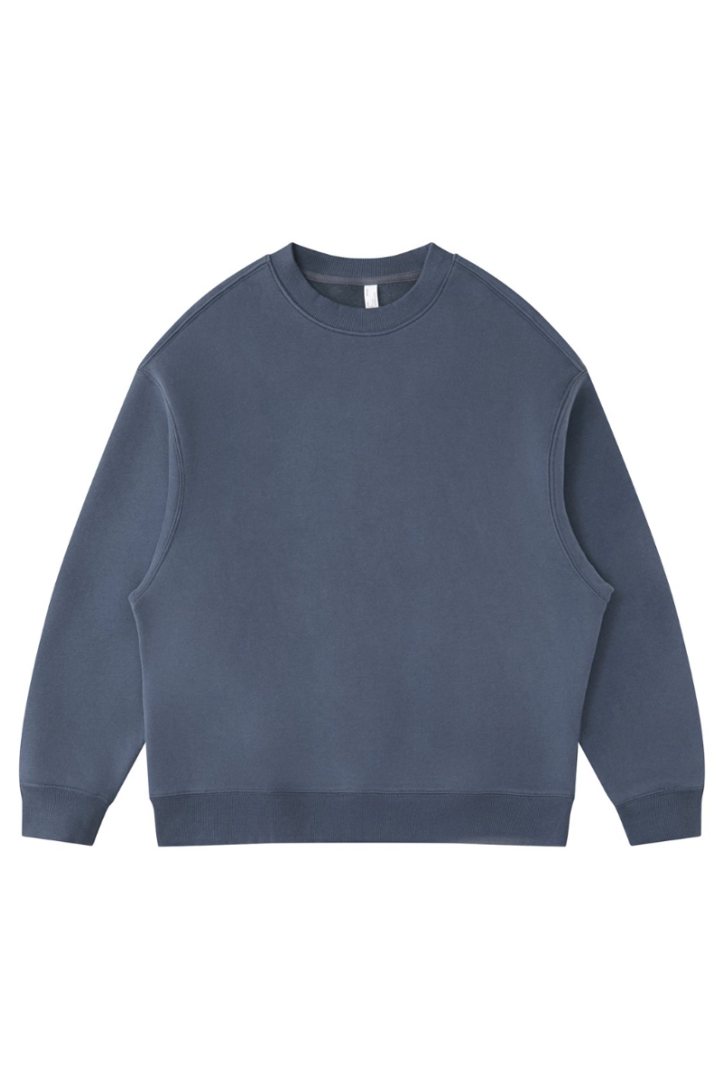 Women's Fall Fleece‑Lined Drop Shoulder Oversized Pullover