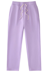 Unisex Drawstring Straight Leg Casual Sweatpants