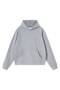 Unisex Fall Boxy Fit French Terry Kangaroo Pocket Hoodie