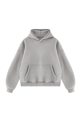 Men's Fall Fleece Heavyweight Washed Drop Shoulder Hoodie