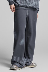 Unisex Fall Streetwear Vintage Straight Sweatpants