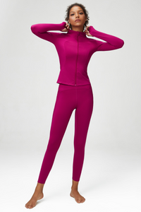 Classic Plus Size Bare Feel Three-piece Yoga Wear Set