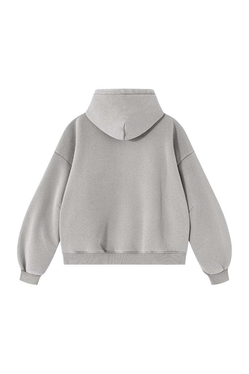 Men's Fall Fleece Heavyweight Washed Drop Shoulder Hoodie