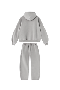 Unisex Fall Fleece Sets:Relaxed Hoodie And Sweatpants