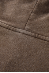 Men's Fall 100% Cotton Retro Boxy Two-Way Zip Hooded Jacket