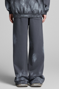 Unisex Fall Streetwear Vintage Straight Sweatpants