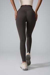 Women'S Pocket High-Waisted Seamless Sculpting Yoga Leggings