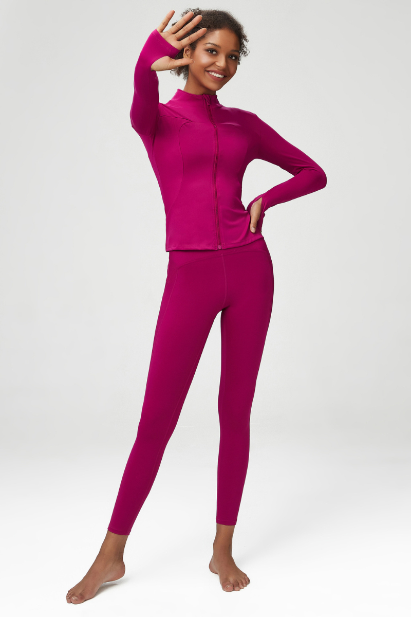 Classic Plus Size Bare Feel Three-piece Yoga Wear Set