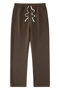 Unisex Drawstring Straight Leg Casual Sweatpants