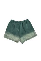 Women's Fall Vintage Gradient Fleece Drawstring Shorts