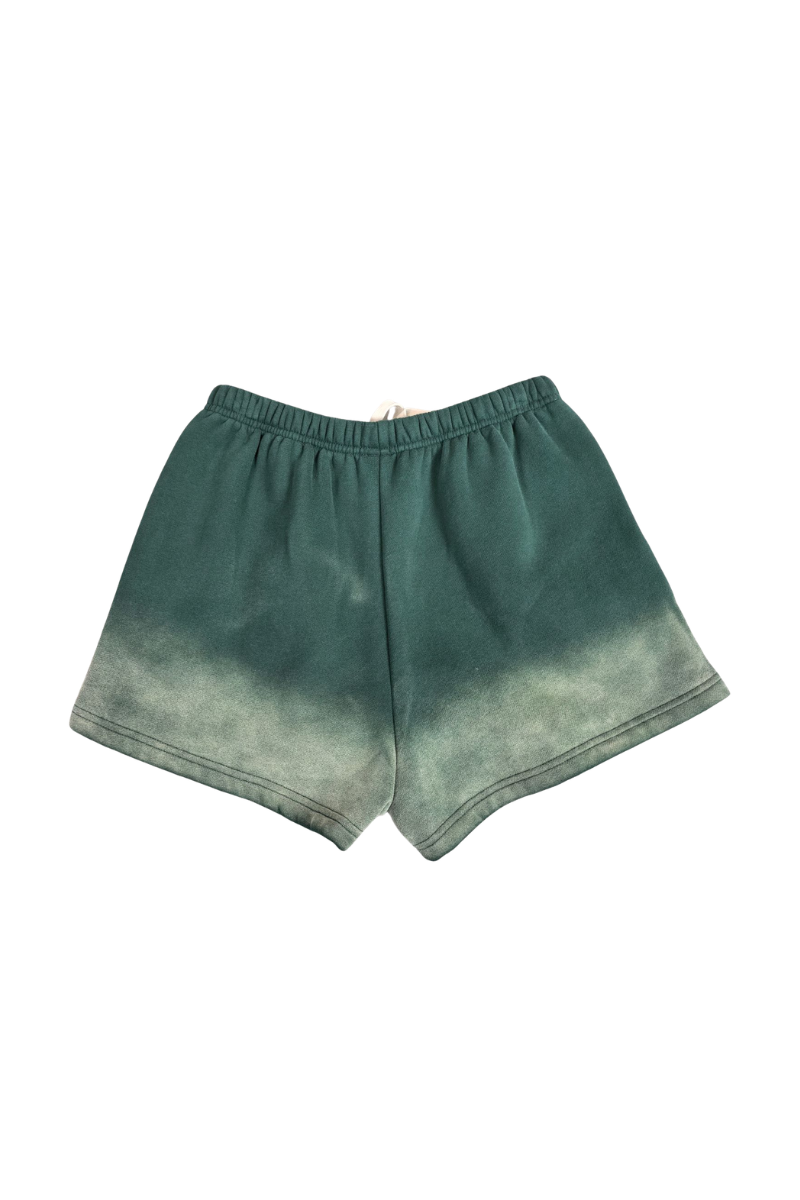 Women's Fall Vintage Gradient Fleece Drawstring Shorts