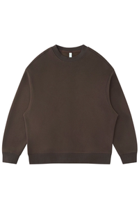 Women's Fall Fleece‑Lined Drop Shoulder Oversized Pullover