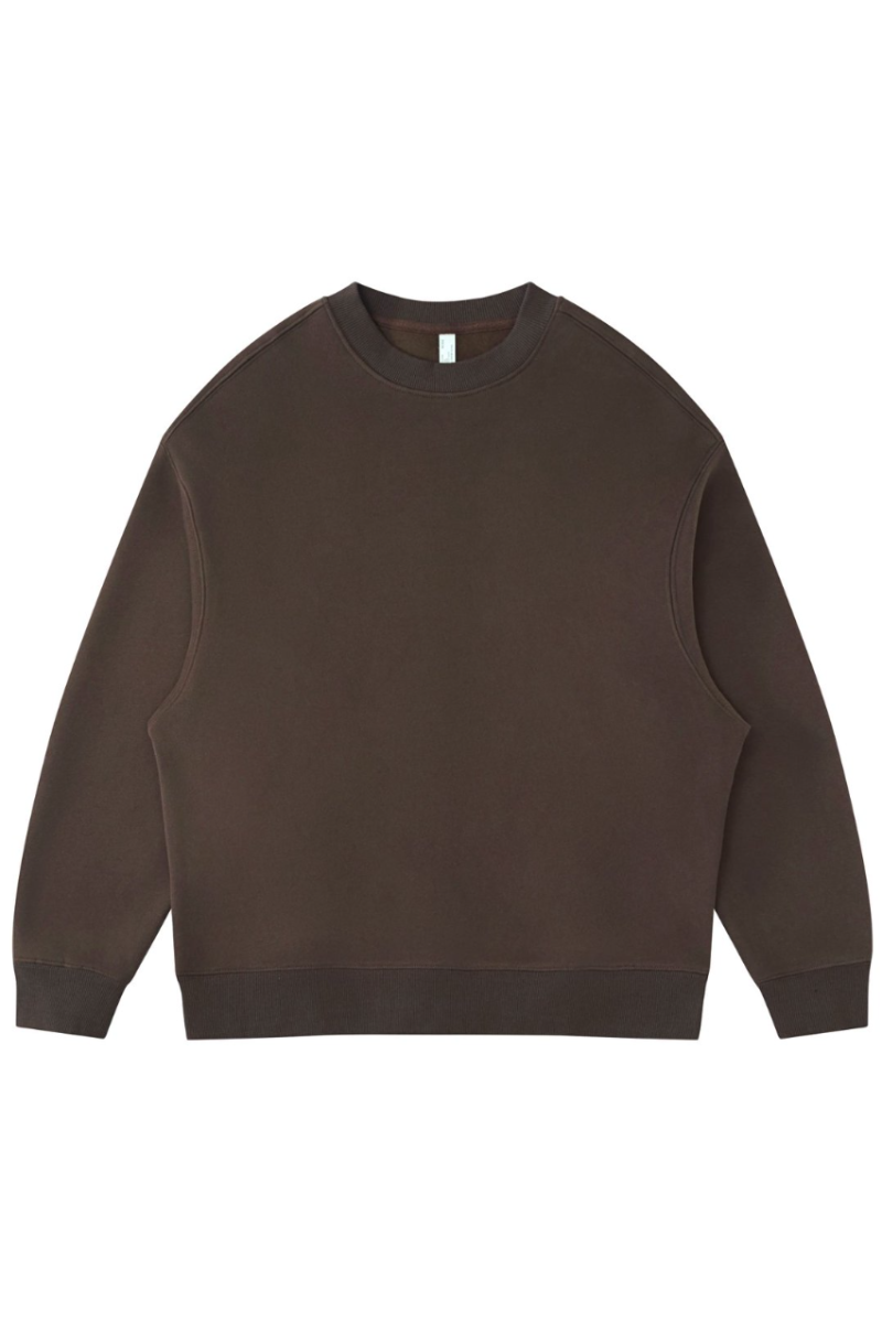 Women's Fall Fleece‑Lined Drop Shoulder Oversized Pullover