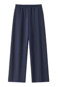 Unisex Fall Drawstring Side Pocket Wide Leg Sweatpants