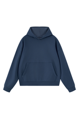 Men's Fall Boxy Fit French Terry Kangaroo Pocket Hoodie