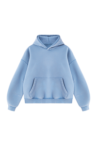 Men's Fall Fleece Heavyweight Washed Drop Shoulder Hoodie
