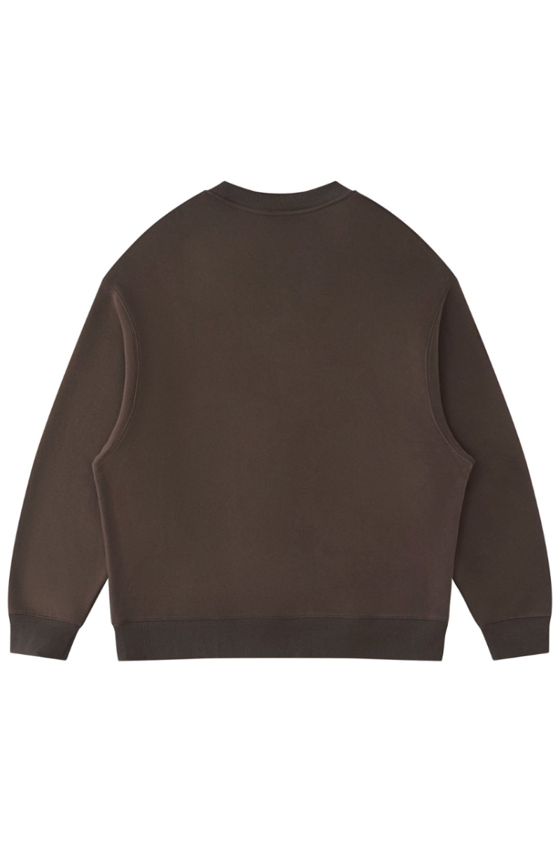 Women's Fall Fleece‑Lined Drop Shoulder Oversized Pullover