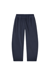 Unisex Fall 100% Cotton Elastic Waist Casual Sweatpants