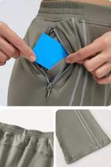 Women's Sports Set:Stand Collar Jacket And Straight Leg Pant