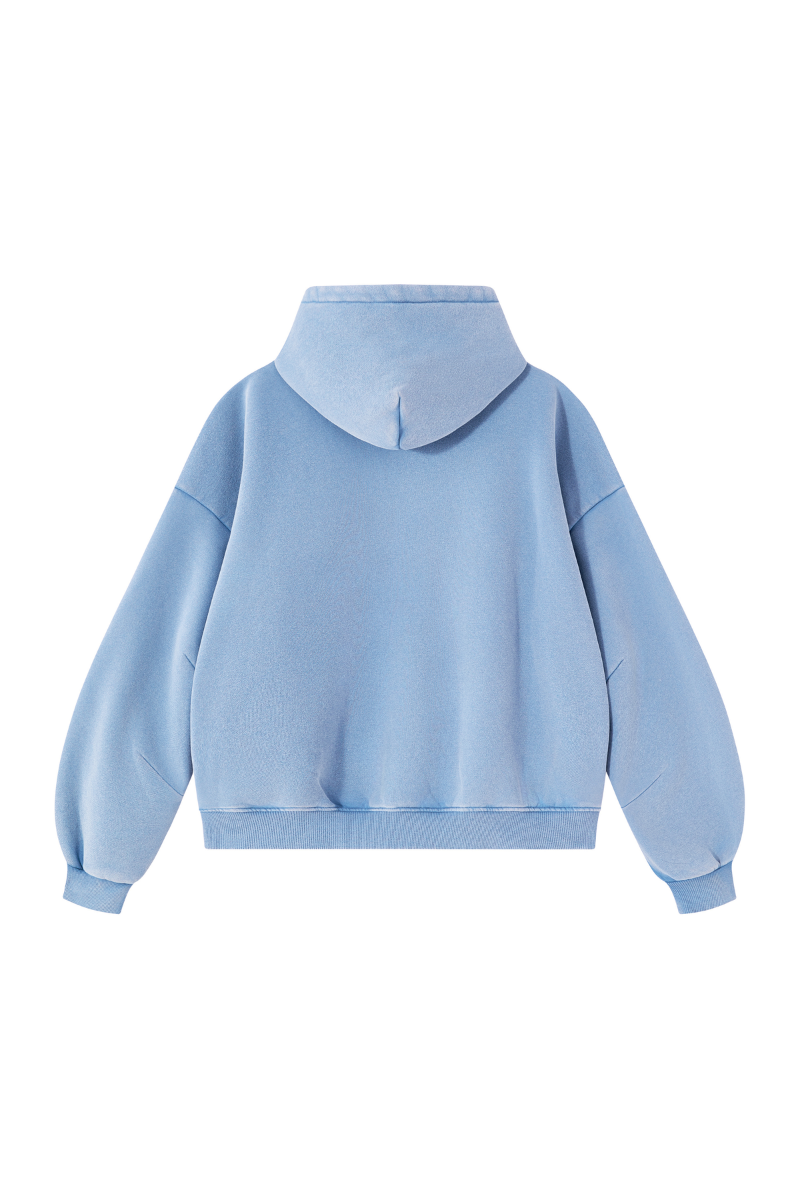 Men's Fall Fleece Heavyweight Washed Drop Shoulder Hoodie