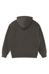 Unisex Fall 350G  Fleece Zip Up Relaxed  Solid Jacket
