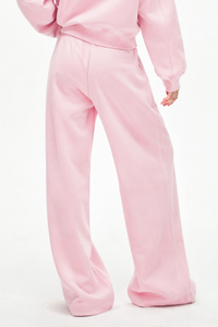 Unisex Fall Washed Snowflake Elastic Waist Sweatpants
