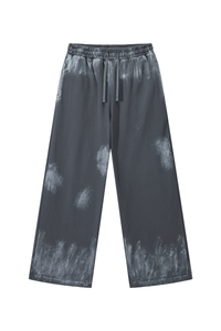 Unisex Fall Streetwear Vintage Straight Sweatpants