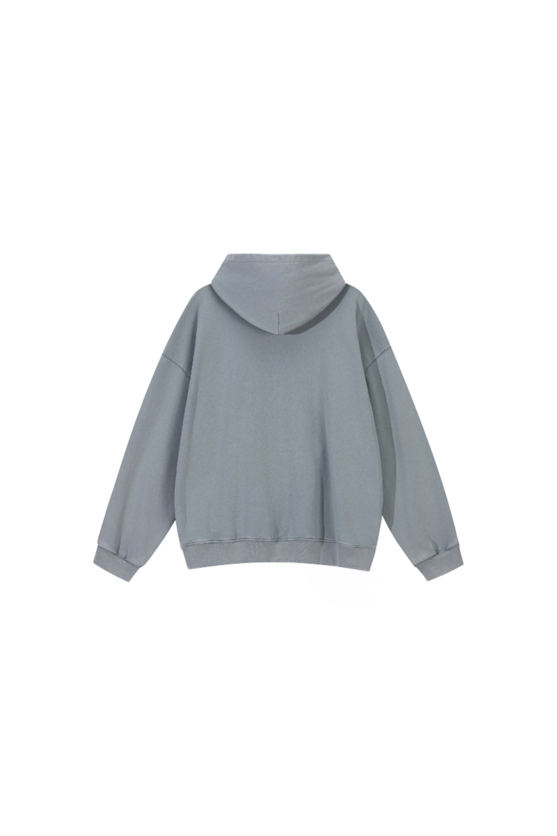 Unisex 100% Cotton Winter 430G Heavyweight Loose Hoodie