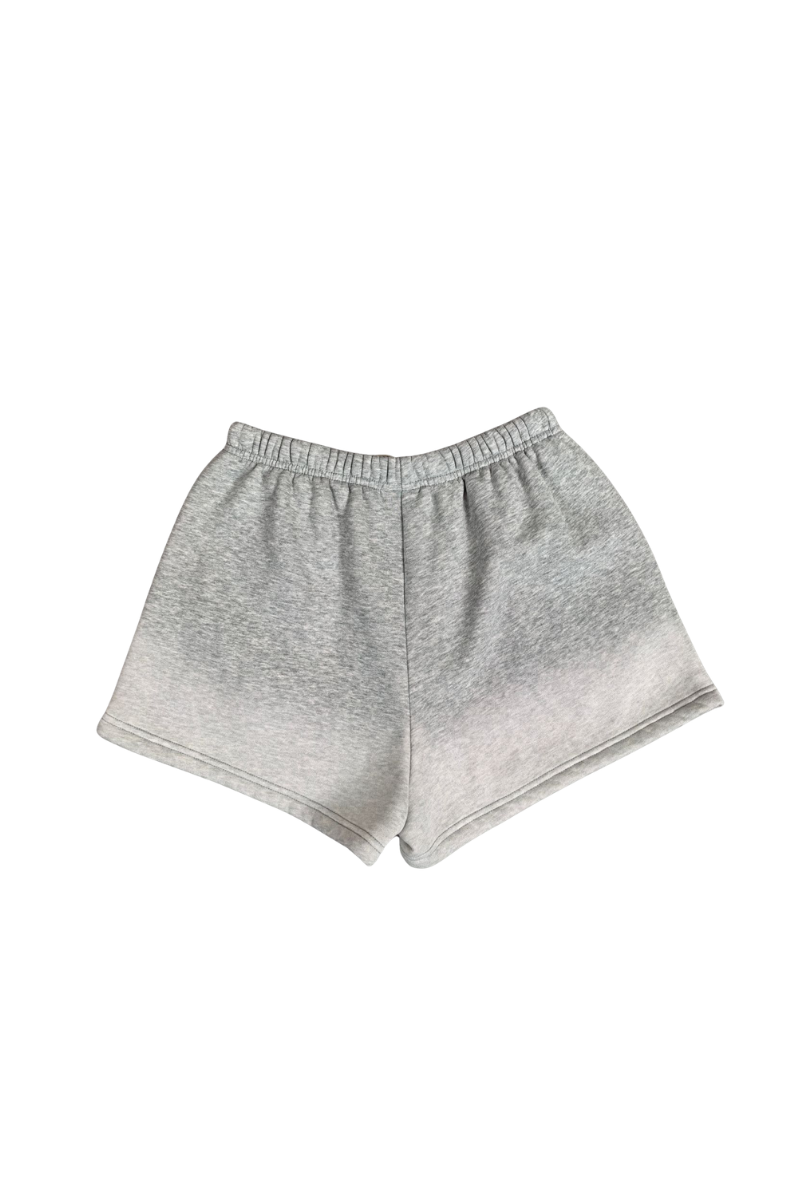 Women's Fall Vintage Gradient Fleece Drawstring Shorts