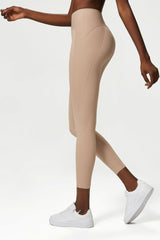 Naked feel Anti-wrinkle bubble butt leggings