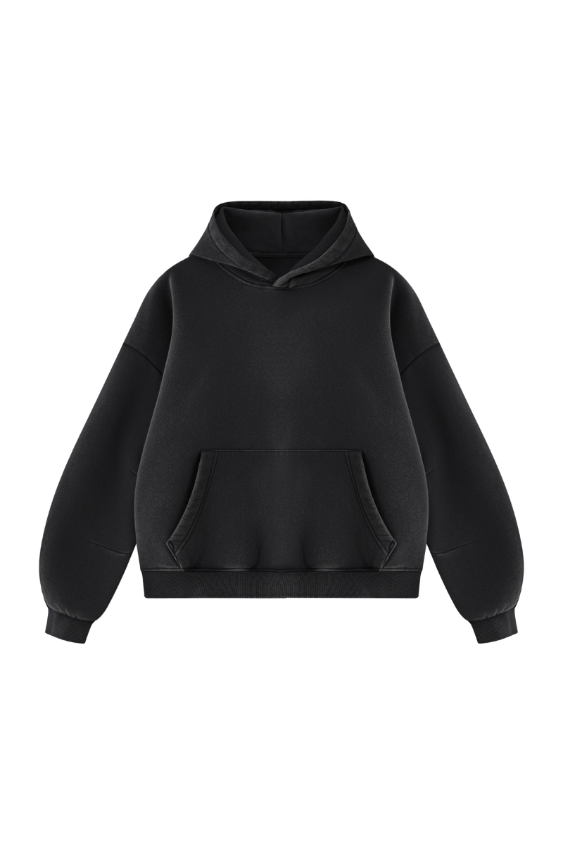 Men's Fall Fleece Heavyweight Washed Drop Shoulder Hoodie