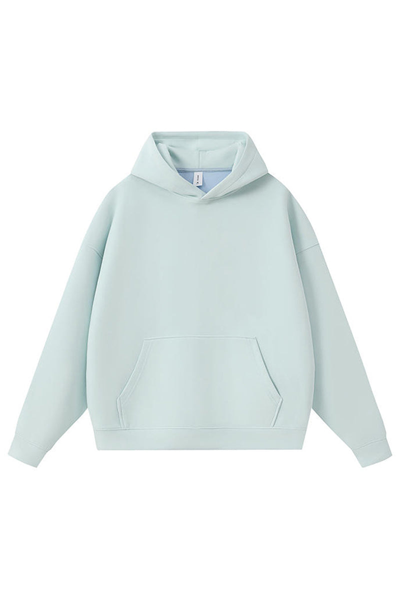 Men Heavyweight Cotton-Blend Hooded Sweatshirt