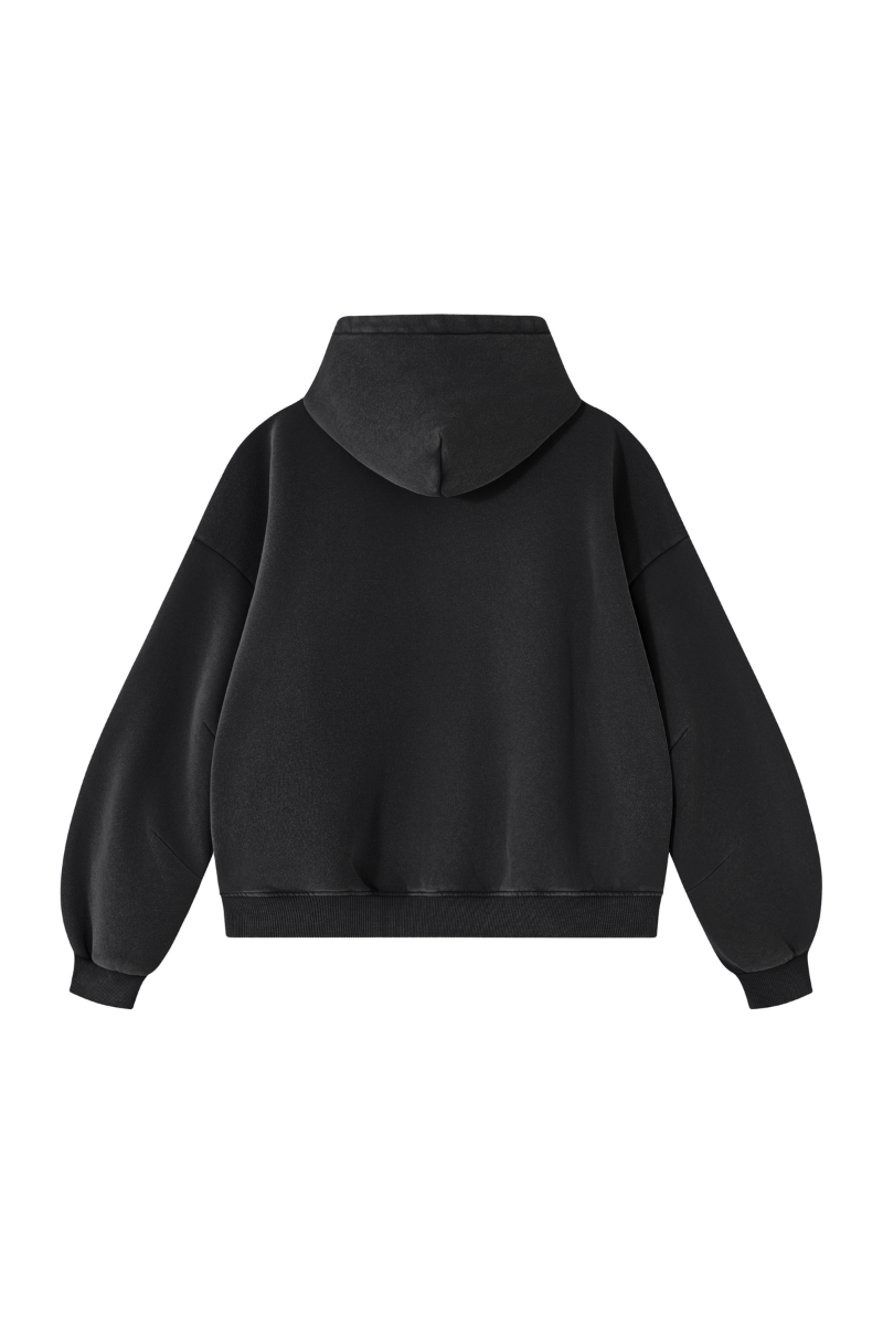 Men's Fall Fleece Heavyweight Washed Drop Shoulder Hoodie