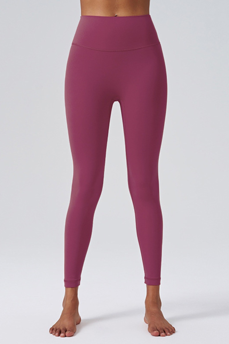 Women's High-waist shaping Tucking Nine-inch Leggings