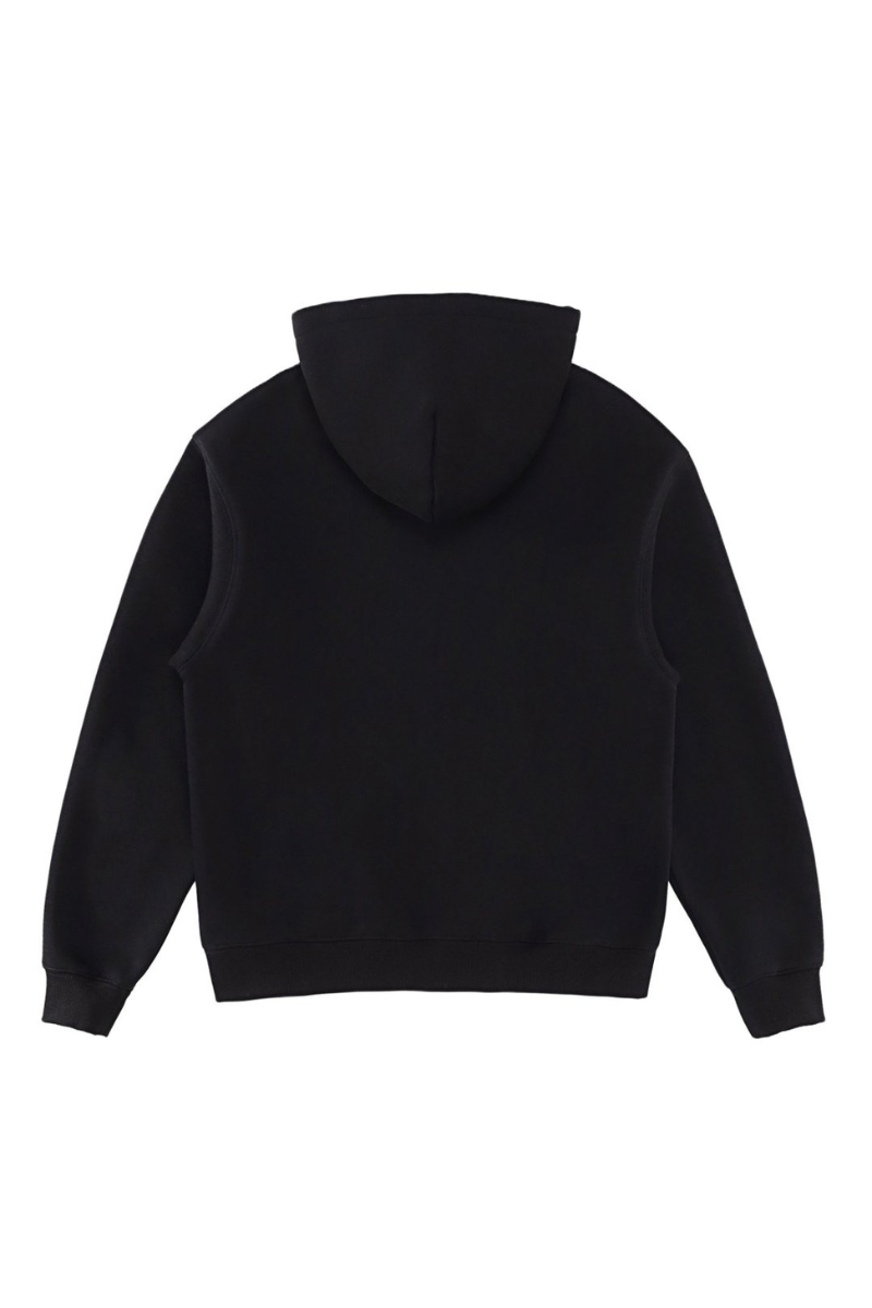 Unisex Fall 350G  Fleece Zip Up Relaxed  Solid Jacket