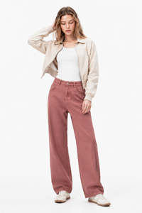 Women's Fall Mid Rise Vintage Casual Jeans