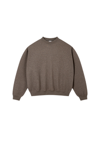 Men's Fall Minimal Relaxed Drop ShoulderCrew Neck Sweatshirt