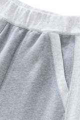 Women's Fall 100% Cotton Contrast-Stitch Caual Sweatpants
