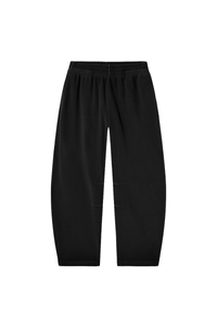 Unisex Fall 100% Cotton Elastic Waist Casual Sweatpants