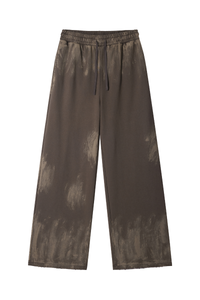 Unisex Fall Streetwear Vintage Straight Sweatpants